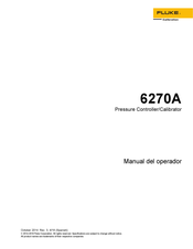 Fluke 6270A Manual Del Operador
