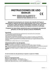 Mantis ULV MANKAR-P 60-80 Instrucciones De Uso