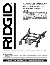 RIDGID Herc-u-Lift PLUS Manual Del Operador