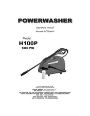 PowerWasher H100P Instrucciones De Uso