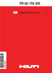 Hilti PR 60 Instrucciones De Uso