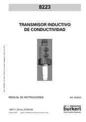 Burkert 8223 Manual De Instrucciones