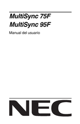 NEC MultiSync 95F Manual Del Usuario