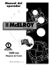 McElroy MegaMc 1600 mm Manual Del Operador