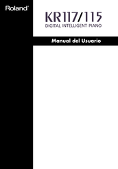 Roland KR 115 Manual Del Usuario