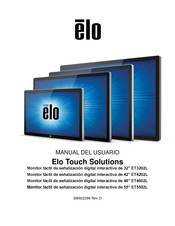 ELO Touch Solutions ET5502L Manual Del Usuario