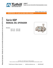 Tuthill KDP-800 Manual Del Operador