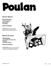 Poulan 96194000300 Manual De Usario