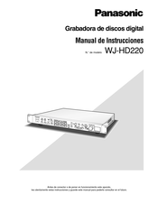 Panasonic WJ-HD220 Manual De Instrucciones