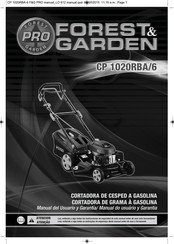Forest Garden Pro CP 1020RBA/6 Manual Del Usuario