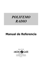 Microgate POLIFEMO RADIO Manual De Referencia