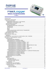 Novus FieldLogger Manual De Instrucciones