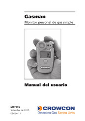 Crowcon Gasman Manual Del Usuario