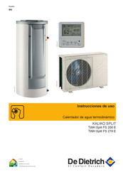 De Dietrich TWH Split FS 270 E Instrucciones De Uso