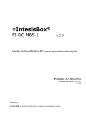 IntesisBox FJ-RC-MBS-1 Manual De Usuario