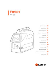 Kemppi FastMig MF 33 Manual De Instrucciones