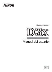 Nikon D3X Manual Del Usuario