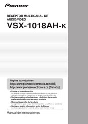 Pioneer VSX-1018AH-k Manual De Instrucciones