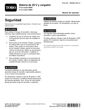 Toro 88502 Manual Del Operador