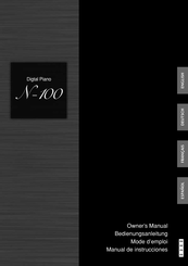 Yamaha N-100 Manual De Instrucciones
