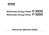 Epson P-3000 Manual De Referencia Rápida
