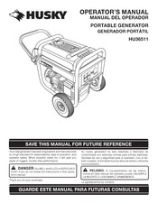 Husky HU40500 Serie Manual Del Operador