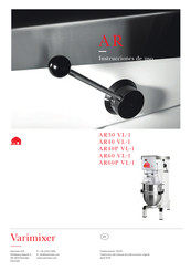 Varimixer AR40P VL-1 Instrucciones De Uso