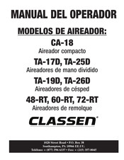 Classen 72-RT Manual Del Operador