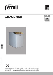 Ferroli ATLAS D 30 UNIT Instrucciones De Uso