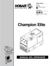 Hobart Welders Champion Elite Manual Del Operador