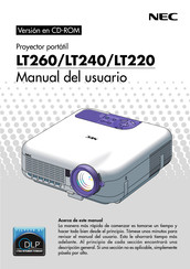 NEC LT220 Manual Del Usuario