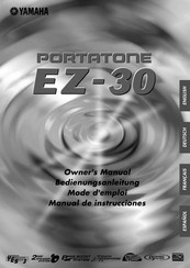 Yamaha PORTATONE Serie Manual De Instrucciones