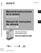 Sony HANDYCAM DCR-PC109E Manual De Instrucciones