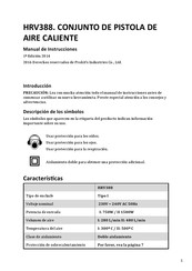 Prokit’s HRV388 Manual De Instrucciones