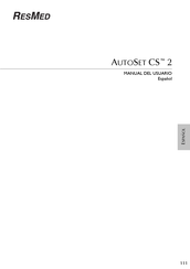 ResMed AUTOSET CS 2 Manual Del Usuario