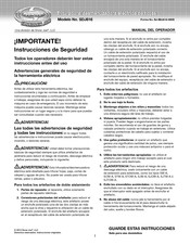 Sun joe SDJ616 Manual Del Operador
