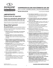 Sun joe 24V-AJC-LTE Manual Del Operador