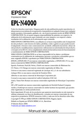 Epson EPS-N4000 Manual Del Usuario