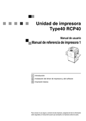 Ricoh RCP40 Manual De Usario