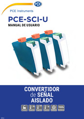 PCE Instruments PCE-SCI-U Manual De Usuario