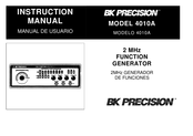 BK Precision 4010A Manual De Usuario