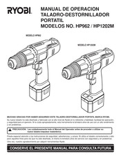 Ryobi HP962 Manual De Operación