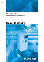 Omron VARISPEED F7 Serie Manual De Usuario