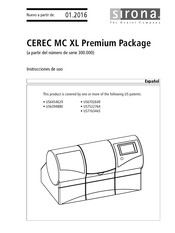 Sirona Dental CEREC MC XL Premium Package Instrucciones De Uso