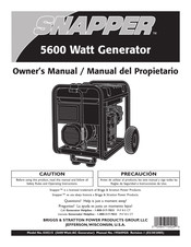 Snapper 5600W Manual Del Propietário