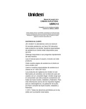 Uniden UBRC13 Manual Del Usuario