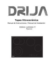 DRIJA Professionale ALEMANUA 77 Manual De Instrucciones