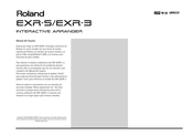 Roland EXR-5 Manual Del Usuario