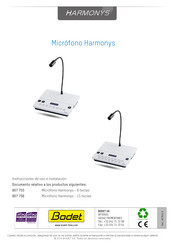 Bodet Harmonys 907 756 Instrucciones De Uso