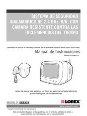Lorex SG6333 Manual De Instrucciones